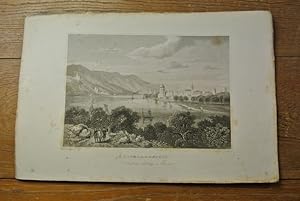 Oberlahnstein. Stahlstich von 1847. (= Bildtafel aus: Der Rhein und die Rheinlande dargestellt in...