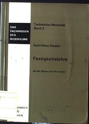 Bild des Verkufers fr Festigkeitslehre Das Fachwissen des Ingenieurs, Technische Mechanik band 2 zum Verkauf von books4less (Versandantiquariat Petra Gros GmbH & Co. KG)