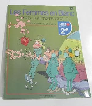 Les femmes en blanc tome 12 coeur d'artiste chaud