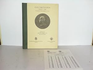 Goldmünzen seit 1793 in Feisterhaltung. Auktion am 30. April 1974 in Zürich im Hotel Bellerive au...