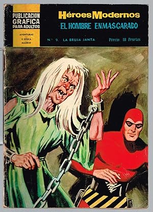 Imagen del vendedor de El hombre Enmascarado N 9 . La Bruja Janta . Heroes Modernos 1966 a la venta por LLEIXIULLIBRES