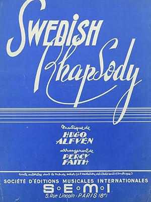 Seller image for ALFVN Hugo Swedish Rhapsody Piano 1953 for sale by partitions-anciennes