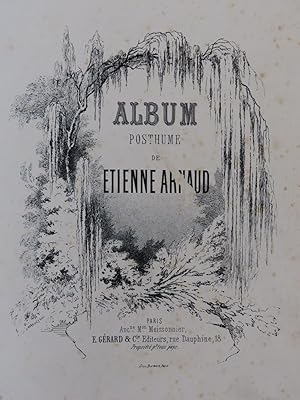 Immagine del venditore per ARNAUD Etienne Album Posthume Nanteuil 10 Pices Chant Piano ca1864 venduto da partitions-anciennes