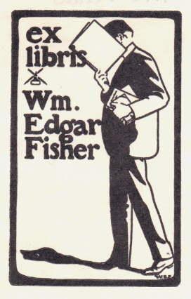 Seller image for Eigen Exlibris. Klichedruck von William Edgar Fischer. for sale by Antiquariat Heinz Tessin