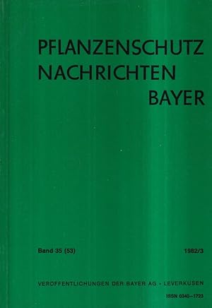 Pflanzenschutz Nachrichten Bayer 35.(53.) Jahrgang 1982 Heft 3