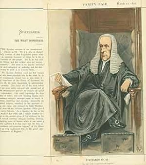 Imagen del vendedor de The Speaker; The first of the Commoners of England. No. 71. (Original Lithograph.) a la venta por Wittenborn Art Books
