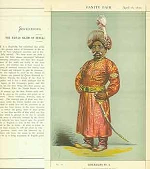 Seller image for The Nawab Nazim of Bengal, Behar and Orissa; A living monument of English injustice. No. 76. (Original Lithograph.) for sale by Wittenborn Art Books
