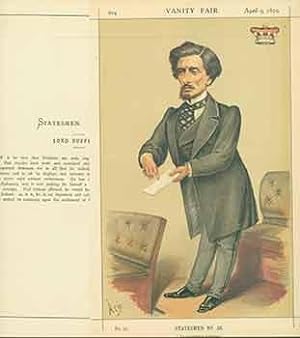 Bild des Verkufers fr Lord Dufferin; An exceptional Irishman. No. 75. (Original Lithograph.) zum Verkauf von Wittenborn Art Books