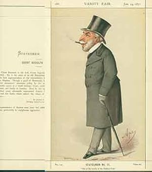 Imagen del vendedor de Count Rudolph Apponyi; One of the lambs of the Political Fold. Issue No. 115. (Original Lithograph.) a la venta por Wittenborn Art Books