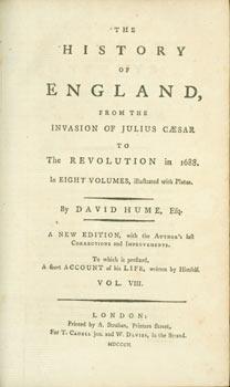 Imagen del vendedor de The History Of England. From the Invasion of Julius Caesar to the Revolution in 1688. Volume VIII. a la venta por Wittenborn Art Books