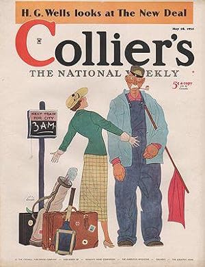 ORIG VINTAGE MAGAZINE COVER/ COLLIERS - MAY 18 1935