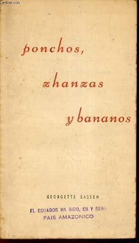 Imagen del vendedor de Ponchis, zhanzas y bananos. a la venta por Le-Livre