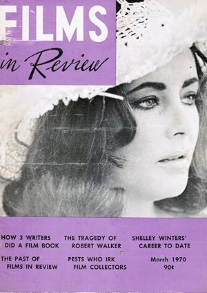 Seller image for Films in Review March, 1970 Elizabeth Taylor, Cover for sale by Bookshop Baltimore