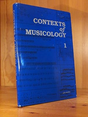 Seller image for Contexts of Musicology. Vol. I (Sprache: deutsch). for sale by Das Konversations-Lexikon