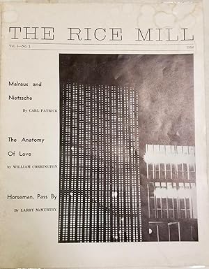 Seller image for Horseman, Pass By [in] The Rice Mill, Vol. I. No. 1. for sale by Nat DesMarais Rare Books, ABAA