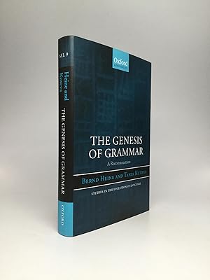 Image du vendeur pour THE GENESIS OF GRAMMAR: A Reconstruction mis en vente par johnson rare books & archives, ABAA