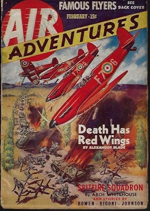 Seller image for AIR ADVENTURES: February, Feb. 1940 for sale by Books from the Crypt