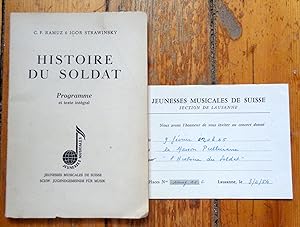 Histoire du soldat. Programme et texte intégral.