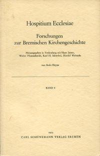 Bild des Verkufers fr Hospitium ecclesiae. Forschungen zur bremischen Kirchengeschichte, Band 8. zum Verkauf von Bcher Eule