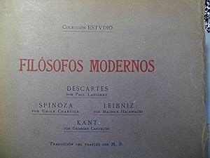 Seller image for FILOSOFOS MODERNOS for sale by TAHOE