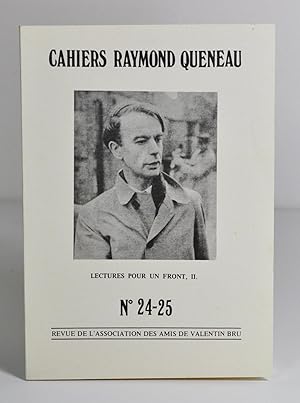 Immagine del venditore per Cahiers Raymond Queneau n24-25 - Lectures pour un front, II. venduto da Librairie L'Autre sommeil