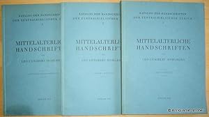 Katalog der Handschriften der Zentralbibliothek Zürich. Band I: Mittelalterliche Handschriften. 4...