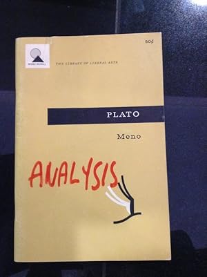 Seller image for Plato's Meno for sale by Eat My Words Books