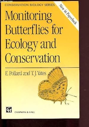 Bild des Verkufers fr Monitoring Butterflies for ecology and conservation zum Verkauf von Le-Livre