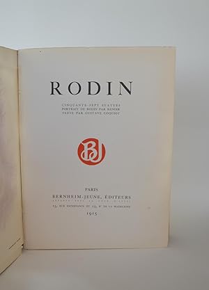 Rodin, Cinquante-sept statues, portrait de Rodin par Renoir, texte par Gustave Coquiot