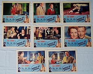 1956 Crime Noir 'Murder on Approval' Tom Conway, Lobby Card Set Original