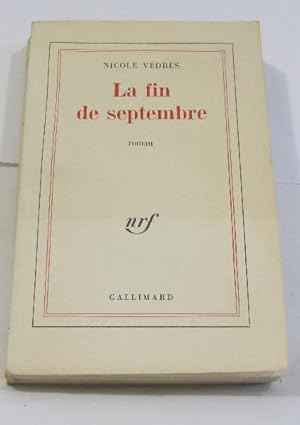 Seller image for La fin de septembre for sale by crealivres