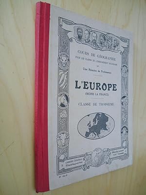 Cours de Géographie L'Europe (moins la France) Classe de Troisième