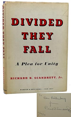 Seller image for DIVIDED THEY FALL Signed 1st for sale by Rare Book Cellar
