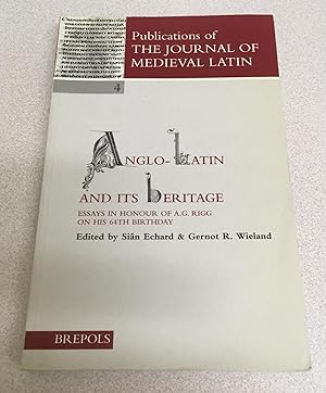 Bild des Verkufers fr Anglo-Latin and Its Heritage zum Verkauf von Scarthin Books ABA, ILAB.