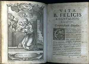 Immagine del venditore per Compendiaria Enarratio Virtutum, & Miraculorum Insignium Beati Felicis a Cantalicio religiosi Ord. Minorum S. Francisci Cappuccinorum. A F. Angelo M.a de Rubeis a Vultabio [A Short Exposition of the Virtues and Miracles of St. Felix a Cantalicio Religious Order]. venduto da Little Stour Books PBFA Member