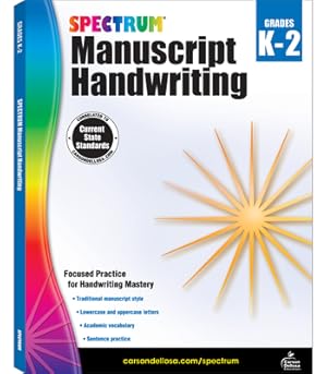 Seller image for Spectrum Manuscript Handwriting, Grades K - 2 (Paperback or Softback) for sale by BargainBookStores