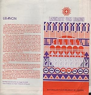 Landkarte vom Libanon = Carte générale du Liban : routière et technique [1:250 000] / die Pläne s...