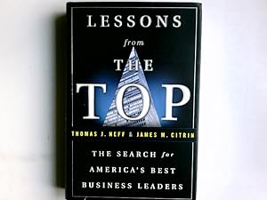 Seller image for Lessons from the Top: In Search of America's Best Business Leaders: The Search for America's Best Business Leaders for sale by Antiquariat Buchhandel Daniel Viertel