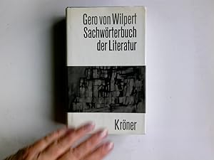 Bild des Verkufers fr Sachwrterbuch der Literatur. Gero von Wilpert / Krners Taschenausgabe ; Bd. 231; Teil von: Bibliothek des Brsenvereins des Deutschen Buchhandels e.V. zum Verkauf von Antiquariat Buchhandel Daniel Viertel