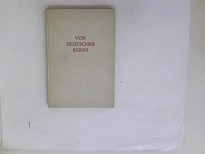 Seller image for Von deutscher Kunst. Betrachtungen und Folgerungen. for sale by Antiquariat Buchhandel Daniel Viertel