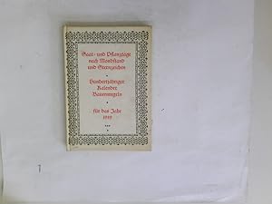 Saat- und Pflanztage nach Mondstand und Sternzeichen - Hundertjähriger Kalender, Bauernregeln - f...