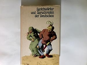 Bild des Verkufers fr Sprichwrter und Spruchreden der Deutschen. zum Verkauf von Antiquariat Buchhandel Daniel Viertel