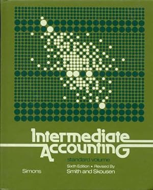 Imagen del vendedor de Intermediate Accounting: Standard Volume a la venta por Bookmarc's