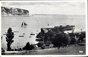 Ansichtskarte / Postkarte Swanage South West England, the pier, coast, boats