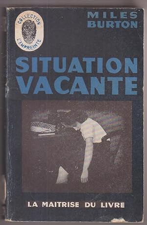 Imagen del vendedor de Situation Vacante EMPREINTE EO 1948 Arnold Merrion a la venta por CARIOU1