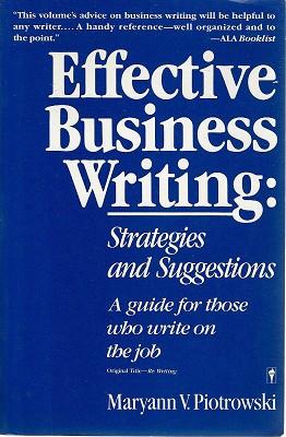 Seller image for Effective Business Writing: Strategies And Suggestions for sale by Marlowes Books and Music