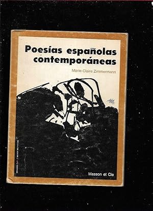 Bild des Verkufers fr POESIAS ESPAOLAS CONTEMPORANEAS zum Verkauf von Desvn del Libro / Desvan del Libro, SL