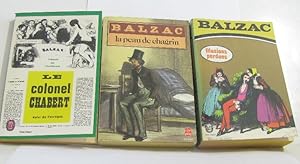 Seller image for (Lot de 3 livres ) La Peau de Chagrin - illusions perdues - le colonel chabert for sale by crealivres