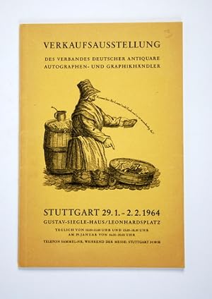 Verkaufs-Messe des Verbandes deutscher Antiquare, Autographen- und Graphikhändler. Stuttgart 29.1...