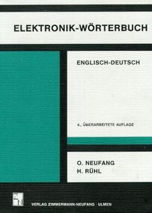 Bild des Verkufers fr Elektronik- Wrterbuch Englisch - Deutsch. 26 000 englische Begriffe zum Verkauf von Die Buchgeister
